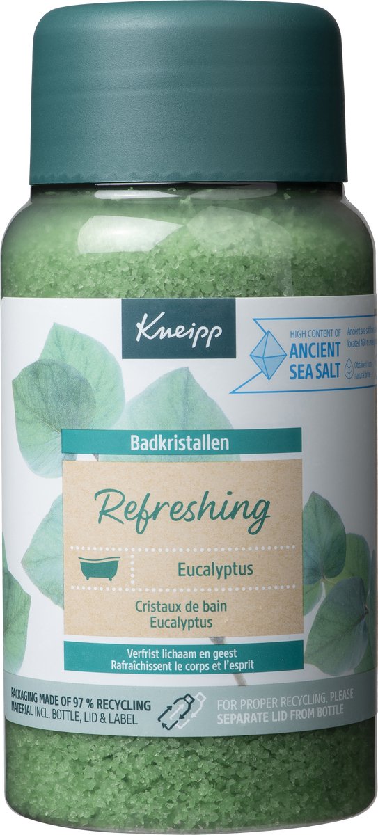 Kneipp Refreshing badkristallen - 600 gram