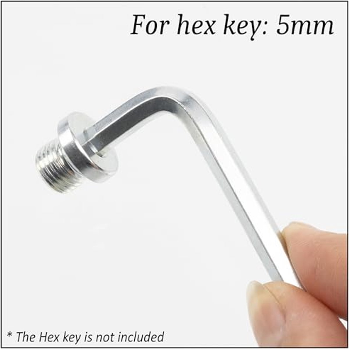 Stekker voor hoge druk M10x1 met kraag - 6-punts stopcontact - staal