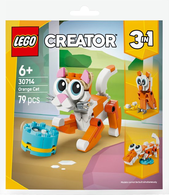 LEGO Creator - Oranje Kat (paperbag) - 30714