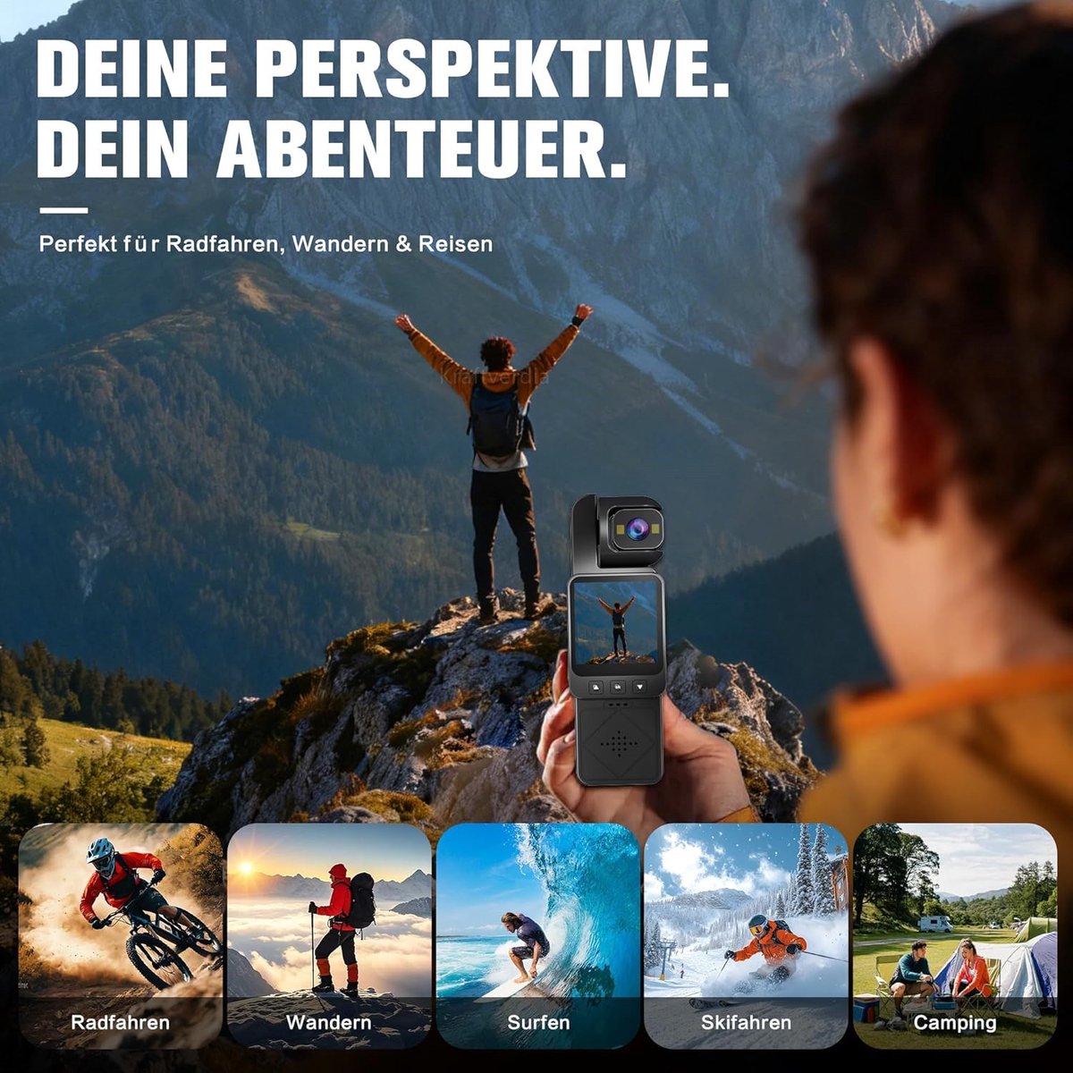 Test : mini caméra sport 4K NNYYMH pour aventures en plein air