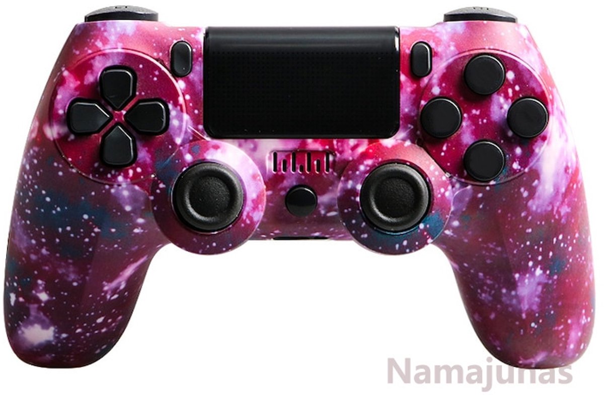 Namajunas - Draadloze Controller geschikt voor PS4/Pro/Slim/PC - Bluetooth gamepad - Geschikt voor Playstation 4 -Zes-assige sensor - LED-lichtbalk en touchscreen-functionaliteit - Audio Jack Input - Gaming Accesoires