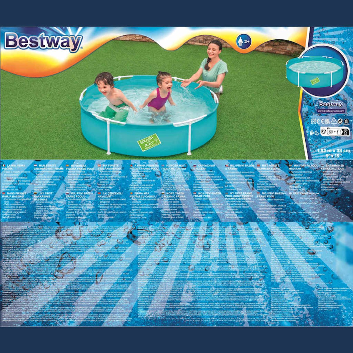 Bestway Zwembad My First Frame Pool 152 cm — afbeelding 7