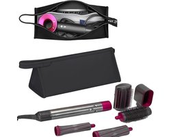 Travel Case geschikt - Reistas Geschikt Voor Dyson - Opbergtas - Reistas - Geschikt voor de Dyson Airwrap Styler/Shark Flexstyle reisbeschermhoes, Dyson Supersonic föhn, PU Leather Draagbare - waterdichte - zwart -1 stuks