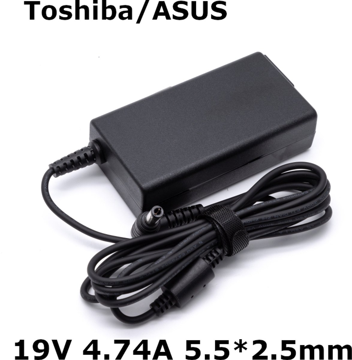 EISENZ Toshiba/Asus Laptop Adapter 19V 4.74A – Plug 5.5x2.5mm – Snelladen – Hoge Compatibiliteit - EZ1129