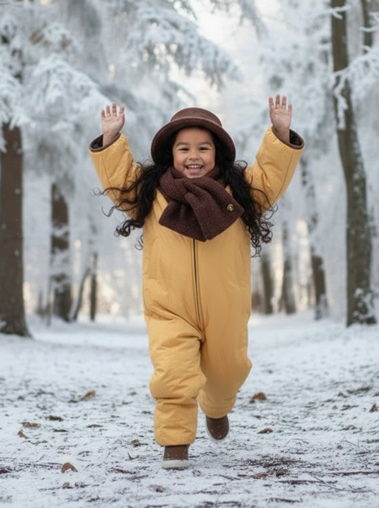 Ducksday Winterpak – Skipak voor baby’s – Sneeuwpak – Snowsuit – Waterdicht & PFAS-vrij – Gerecycled Polyester – Maat 68 – Dusk