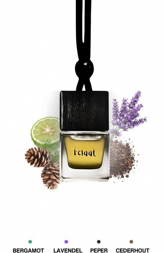 Eclaat - Auto Parfum – “Savage” - Luxe Auto Geurverfrisser - Geurhanger - Autogeur - Auto accessoires – Parfum Voor Heren
