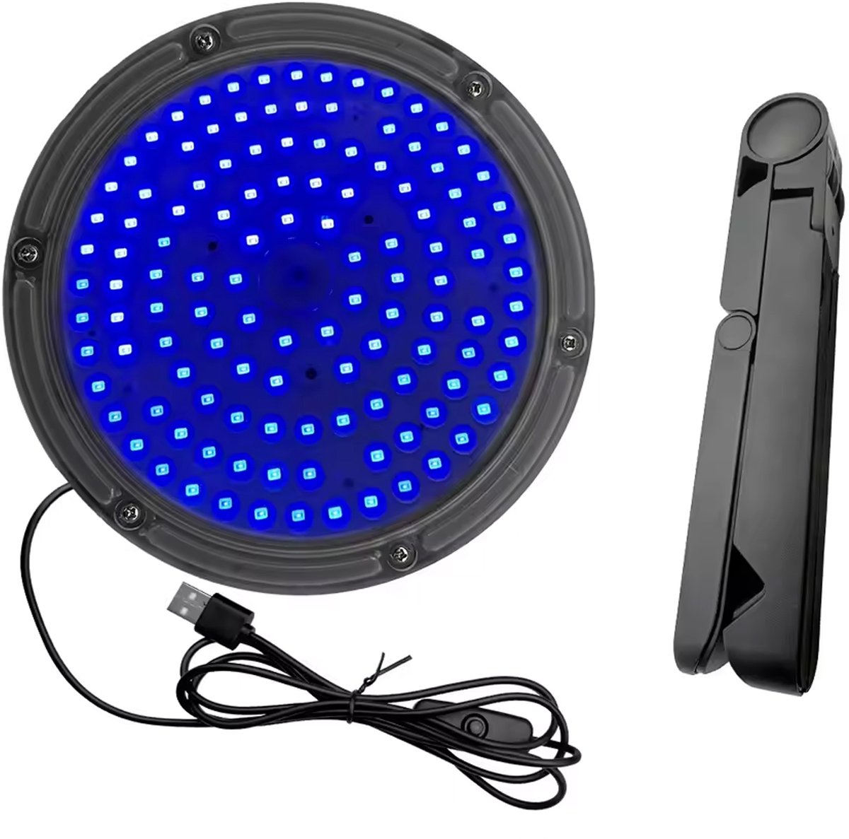 Mini Zonnebank - UV-Lamp - 120 lampen - Tanning - USB - met Houder - UV - Lamp