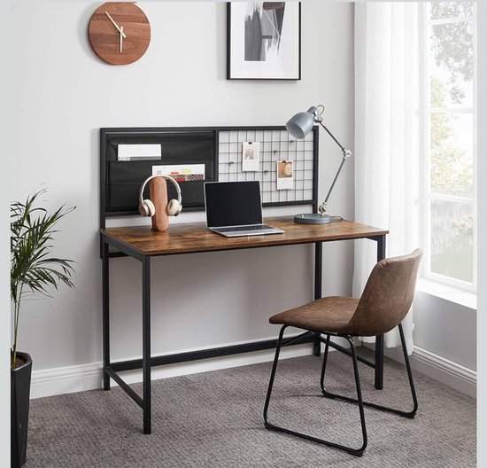 Houten wandklaptafel, bureau, keukentafel, drijvende laptoptafel, schrijftafel, klaptafel, computertafel, opvouwbare werktafel, wandkast, wit (100 x 50 cm