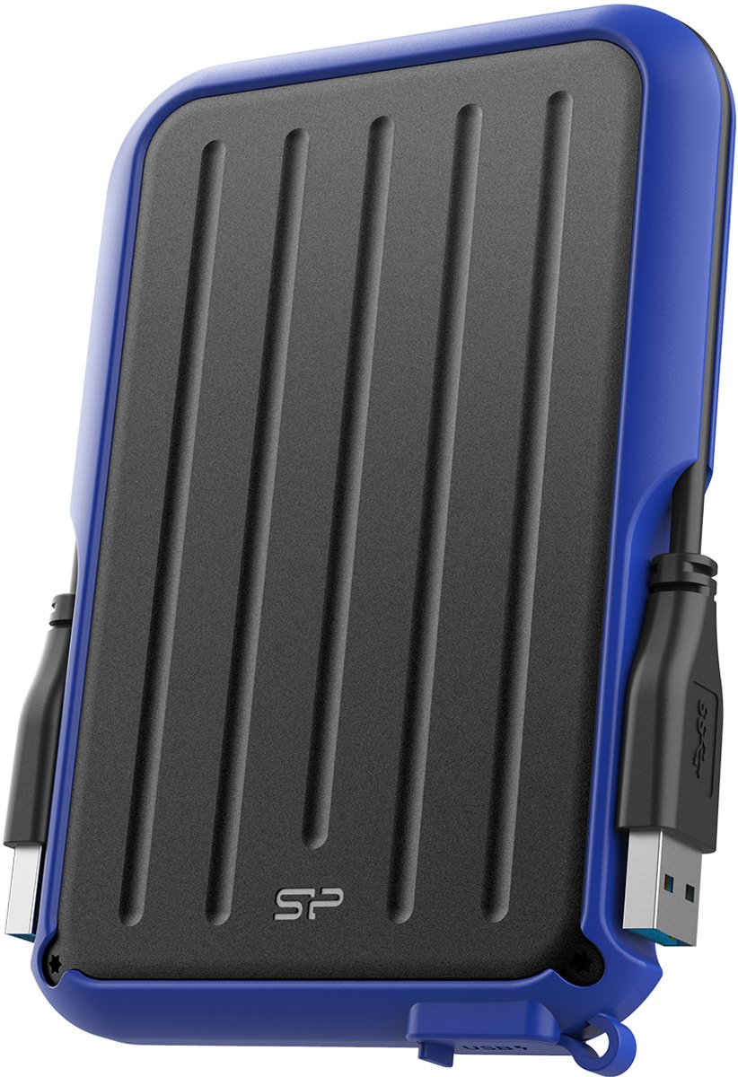 Silicon Power - Armor A66 - Portable USB 3.2 - Externe Harde Schijf - 2TB - Blauw