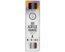 Studio Light Duo acrylic markers Browns Essentials nr.26 ABM-ES-MARK26 40x153x15mm (03-24)