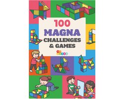 Magnetic Tiles Boekje - Magna Games & Challenges - Magnetische Tegels Uitbreiding - Creatief Speelgoed Cadeau Jongens Meisjes - Educatief Mind Montessori Kinderspeelgoed 3 Jaar, 4 jaar, 5 jaar, 6 jaar, 7 jaar, 8 jaar - Kerst Cadeautjes