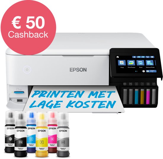 Epson EcoTank ET-8500 - All-in-One Inkttank Printer - Inclusief tot 3 jaar inkt