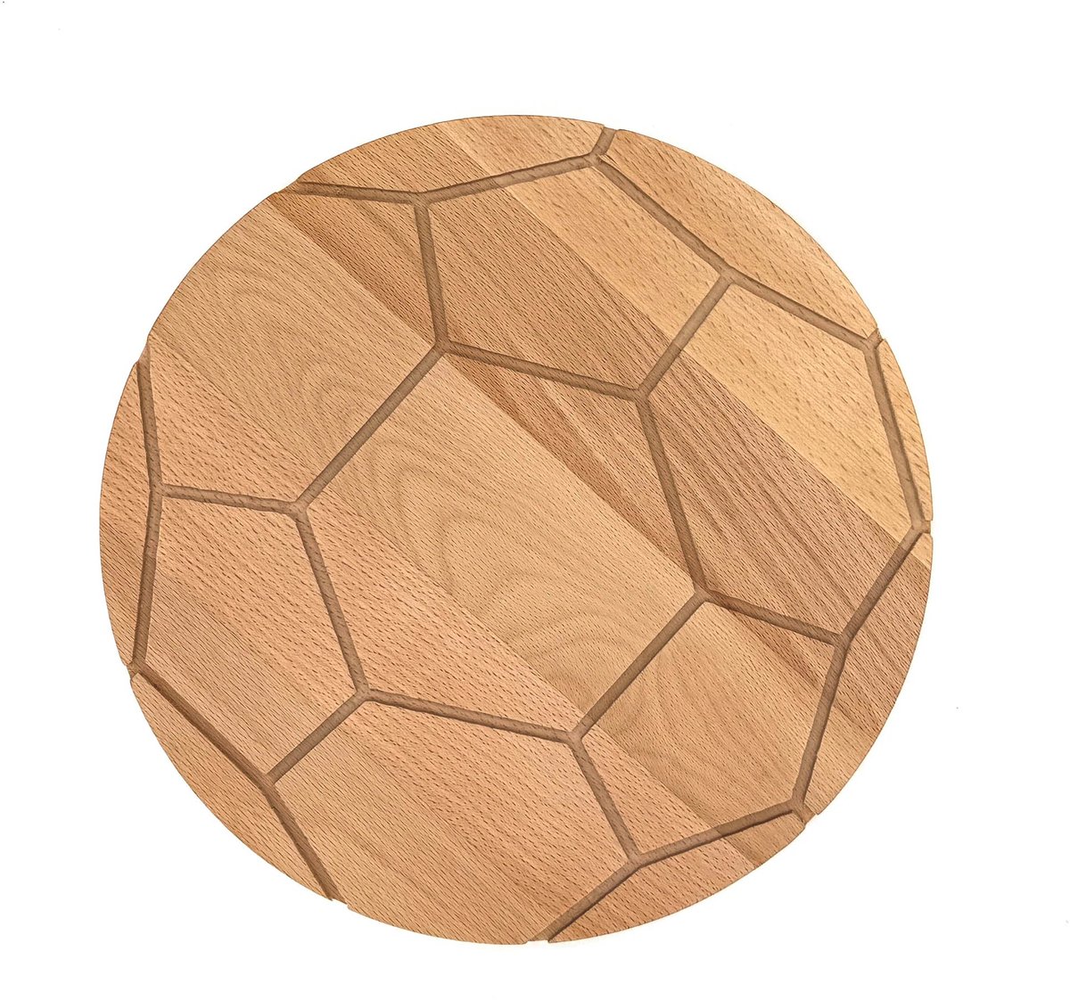 StadsPlanken Voetbal 26 cm Serveerplank Borrelplank Tapasplank