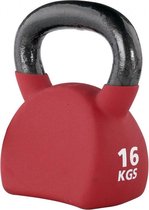 Care Fitness - Kettlebell - Gewicht 16KG Rood - Kunststof - Crossfit/ Functional Fitness