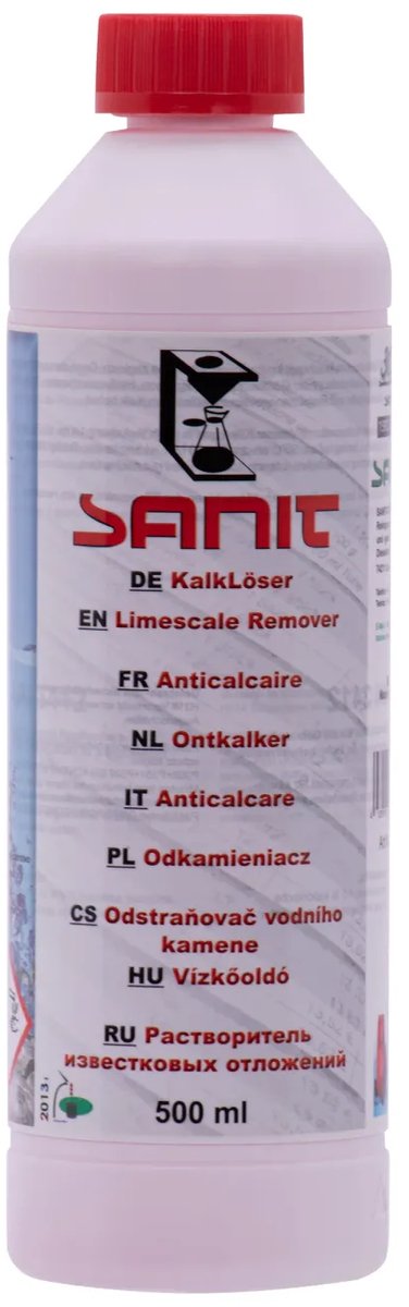 Kalkreiniger Ontkalker 500 ml voor Badkamer Keuken Sanitair