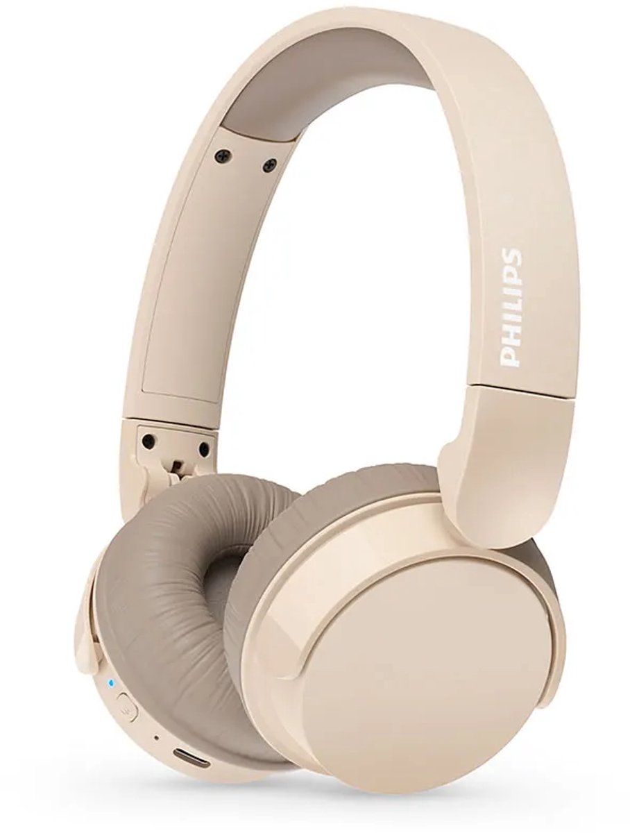 TAH3209BG/00 Philips Koptelefoon On-Ear Beige 32mm driver bluetooth 5.3 compact folding 25H playtime multipoint connection
