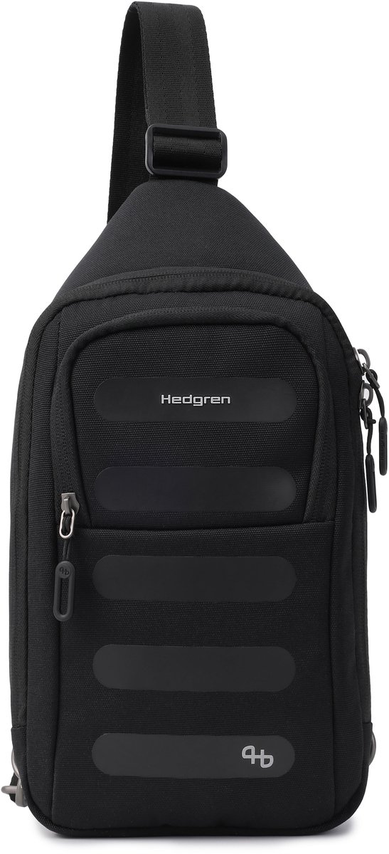 Hedgren Sling Crossbodytas met RFID-bescherming – Lichtgewicht – Zwart