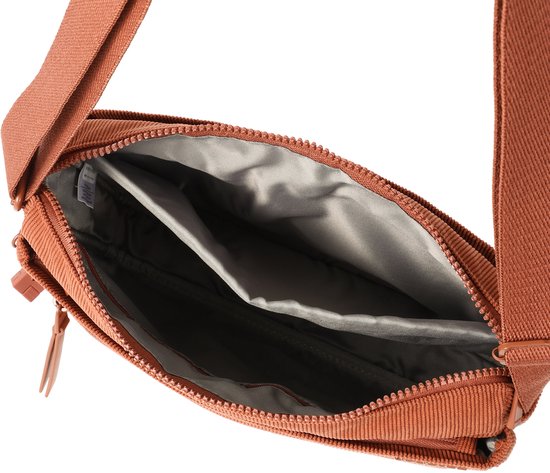 Hedgren Eye Medium Sac bandoulière femme avec protection RFID – Taille moyenne – Velours Redwood Burl