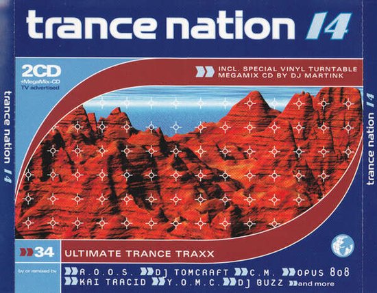 Trance Nation 14, Various | Media condition: Very Good (VG) | 2 x CD , 1 x CD Mixed, 1 x All Media Compilation