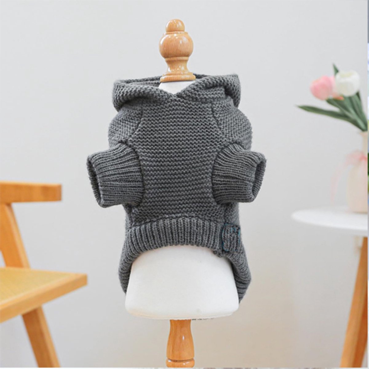 Hondenjas -Hondentrui - Pet Dog Sweater - Kleine Hondentruien met Capuchon - Puppy Schattige Gebreide Trui - Winterkleding Hond - Kat Lichtgewicht Warme Hoodies - Verjaardag Vakantie - Feestdecoratie - Kerst - Maat XL — cadeau in Cadeau-ideeën - foto 5