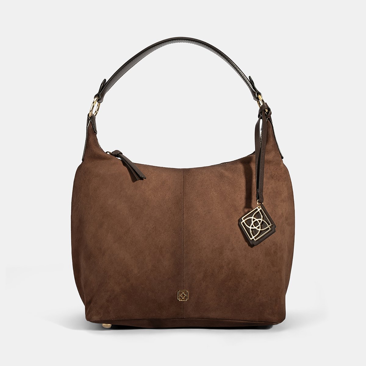 DESA Tote bag Suède Bruin Vrouwen Maat: One Size