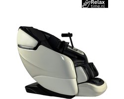 Galileo Premium Elektrische Massagestoel Wit – Compacte Zero Gravity Relaxstoel met Voetmassage & Verwarming