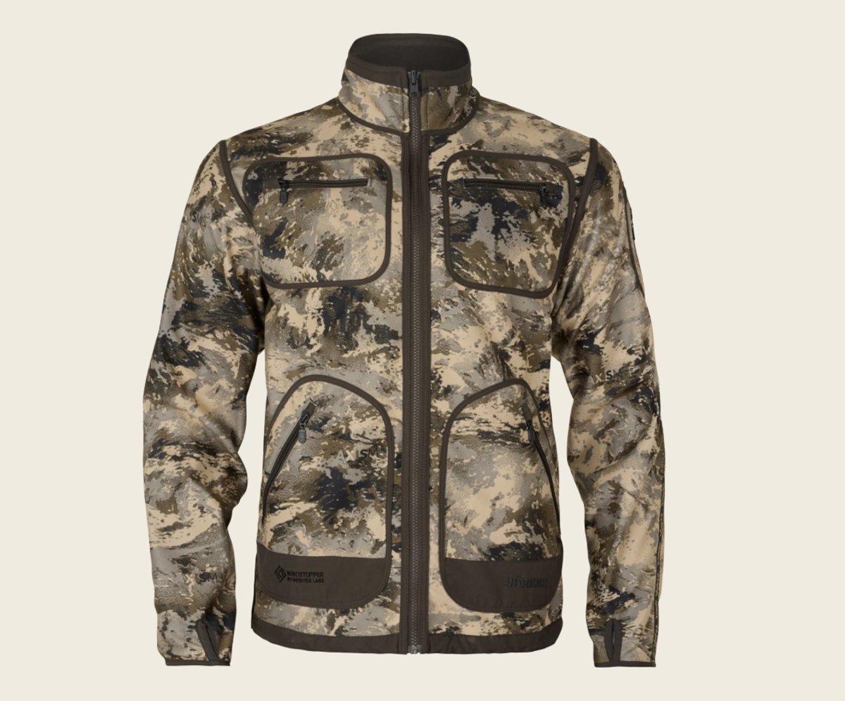 Härkila Kamko Mountain WSP rev. fleece jas Outdoor Jas Jachtjas Grijs