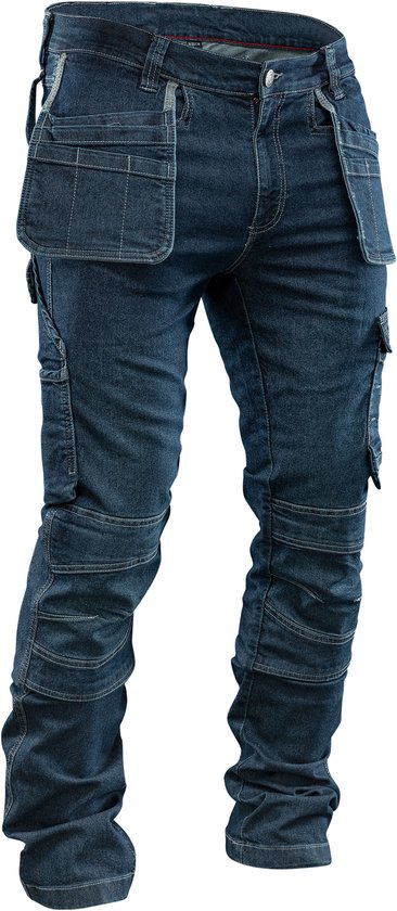 Carhartt WIP BRANDON DOUBLE KNEE PANT - Relaxed fit jeans - blue rinsed/donkerblauw denim