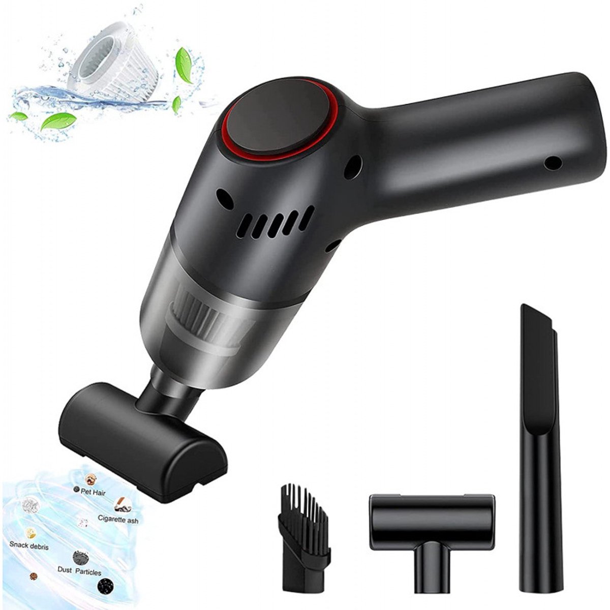 Mini-stofzuiger Draadloos Kruimeldief voor Nat en Droog - afbeelding 3