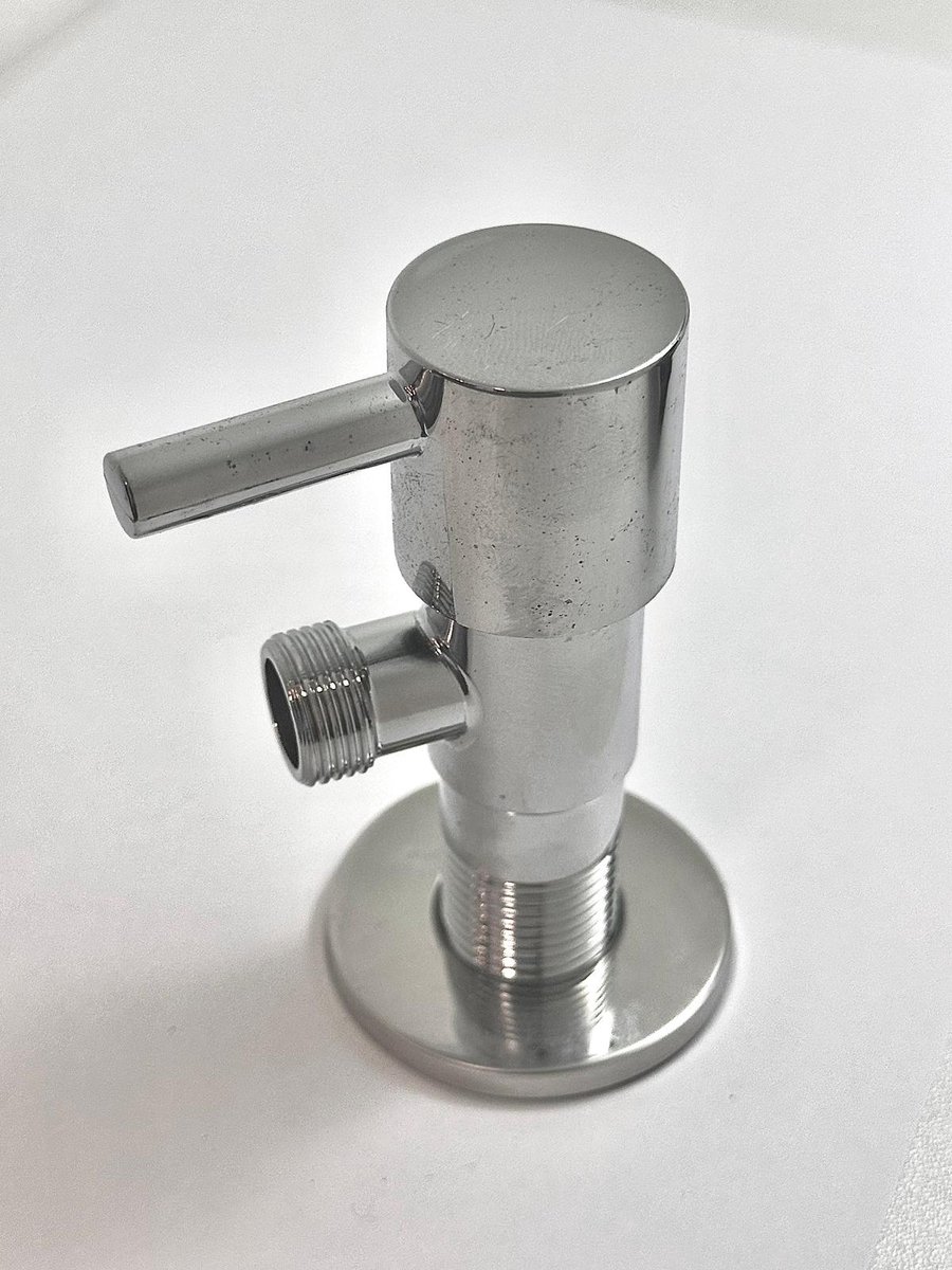 luxe Hoekstop kraan -Noor Bouw- Hoekstopkraan- 1/2 x3/8 - Chroom