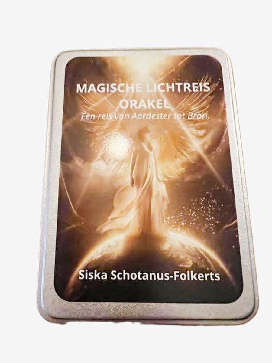 Omslag van Magische Lichtreis Orakel – Spiritueel Orakelkaartendeck voor Chakra’s, Bewustzijn & Innerlijke Groei- 72 kaarten