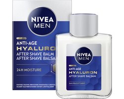 NIVEA MEN Anti-Age Hyaluronzuur Aftershave Balsem - Aftershave Balm met Hydraterende werking - 100 ml