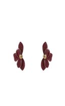 Go Dutch Label Oorknoppen Half Flower Rood