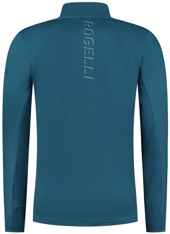 Rogelli Core Hardloopshirt Heren Lange Mouwen - Running Shirt - Blauw - Maat L