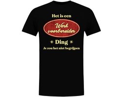 Het is een Werkvoorbereider ding - unisex T-shirt - beroep - collega - shirt - pensioen - werknemer - gepersonaliseerd