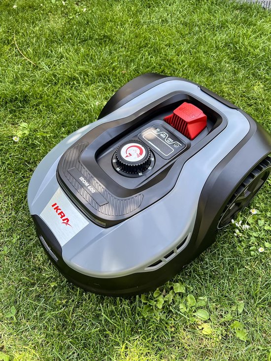 Robotmaaier tot 600 m² met WiFi & Bluetooth – App-bediening – Multizone Navigatie – Regensensor – Stil & Krachtig – Inclusief Laadstation & 6 Reservemessen