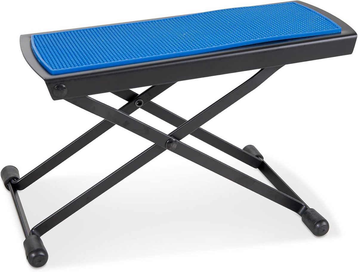 Voetenbankje voor Muzikanten Verstelbaar Blauw