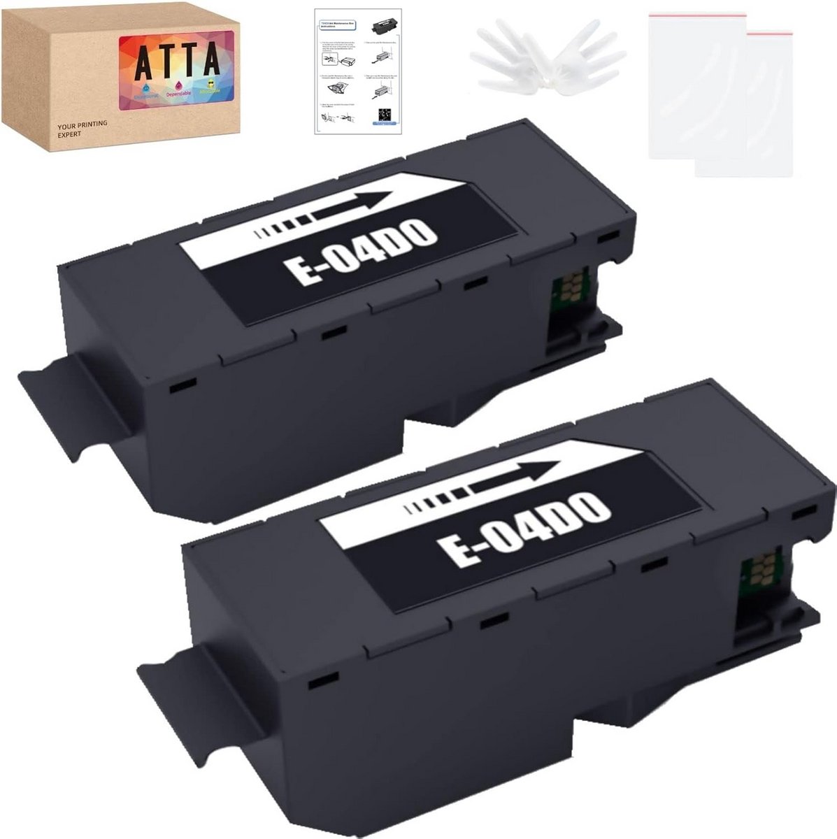 Compatibele onderhoudsdoos T04D0 voor EcoTank printers - Onderhoudsdoos voor ET-7700 ET-7750 L7188