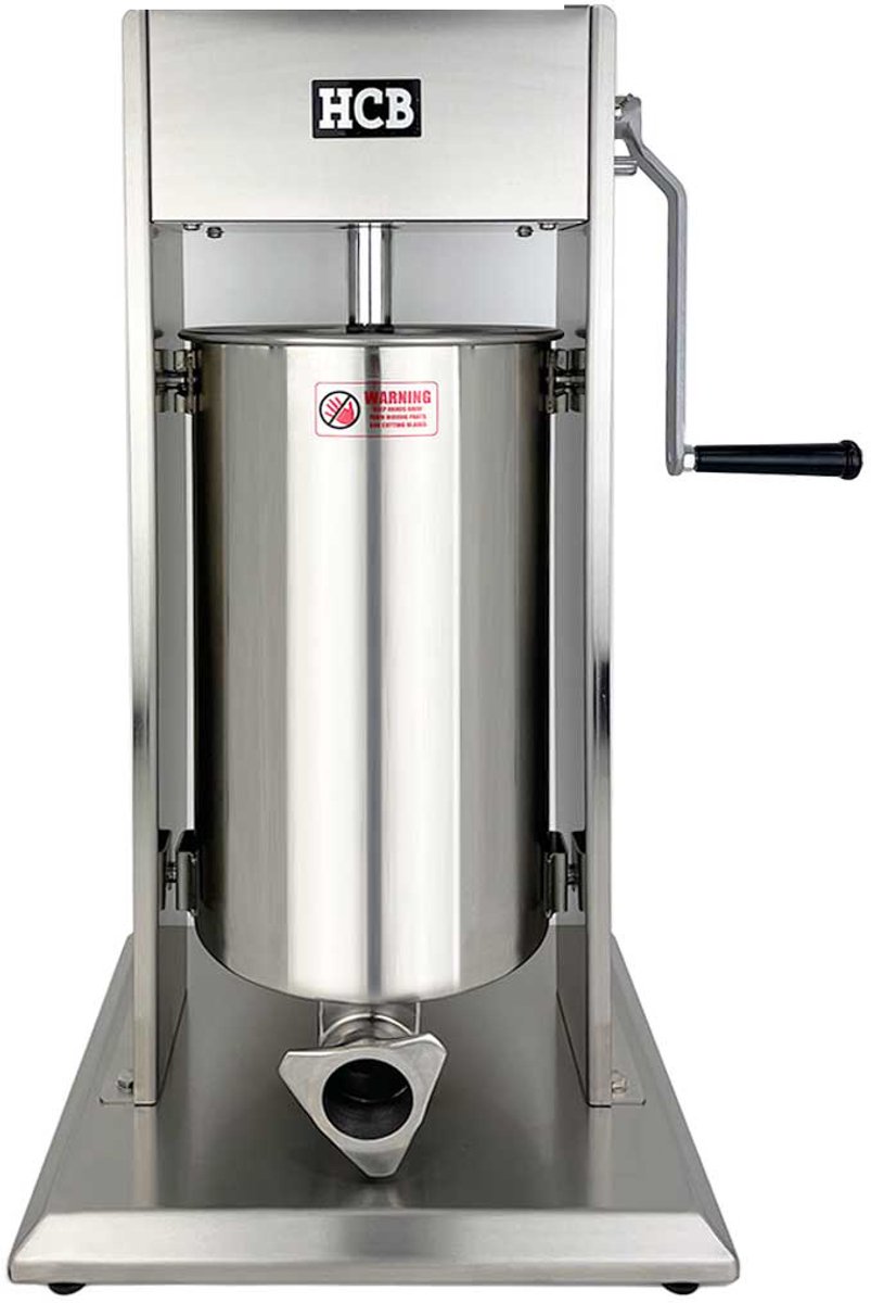 HCB® - Professionele Horeca Churros machine - verticaal - 15 liter - RVS / INOX - Churrosmachine - Churros maker - 33x37x71 cm (DxBxH) - 17 kg - 1666