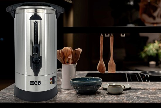 HCB® - Professionele Horeca Percolator - 8,7 liter - 55 kopjes - zwart