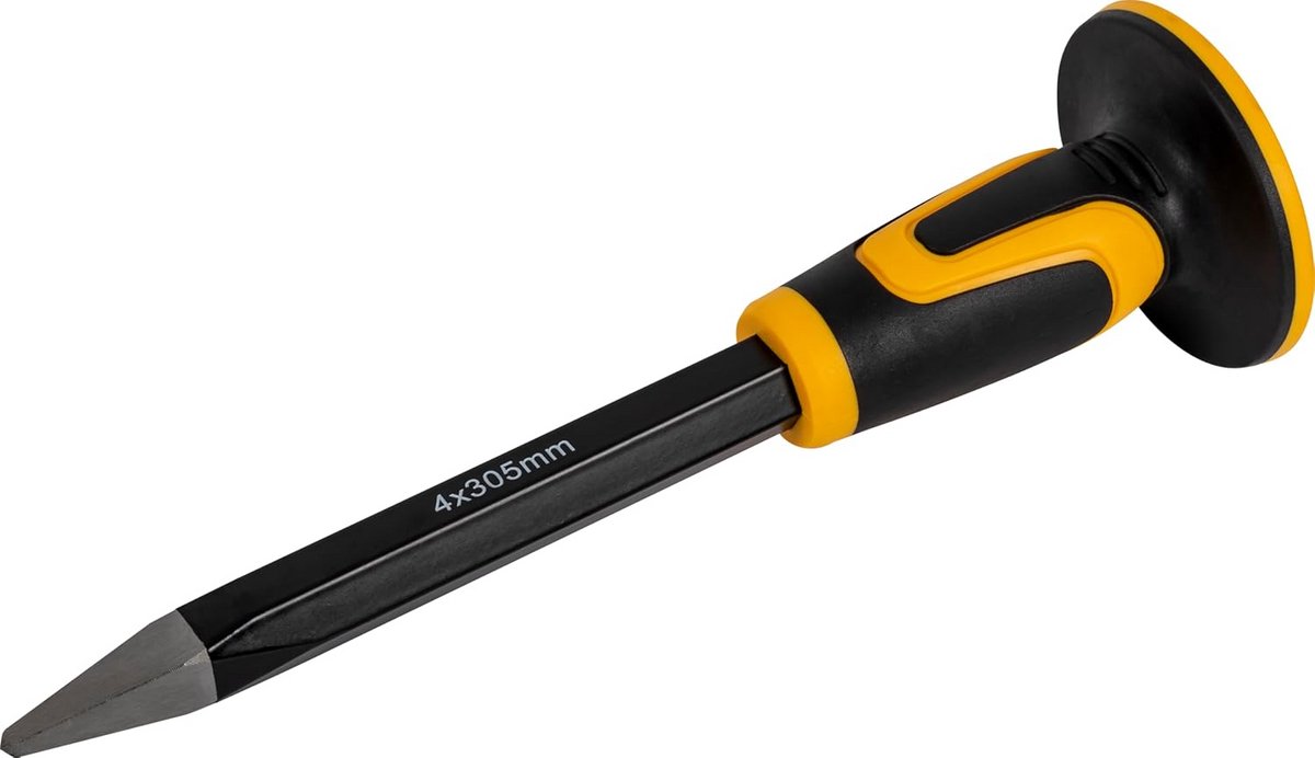 Concrete chisel with hand guard - 4x305mm