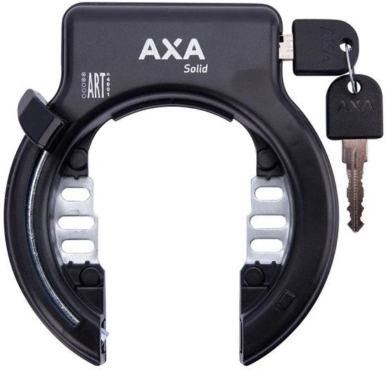 Axa Solid frameslot ART 2, zwart, hoogwaardig, anti-boor, 10 beveiligingsniveau van AXA — afbeelding 3