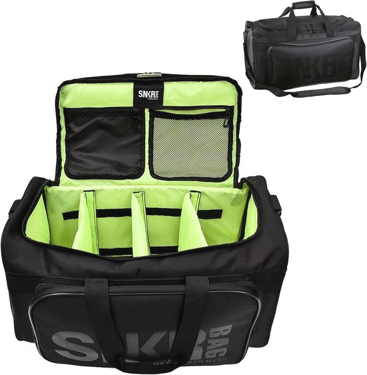 Multifunctionele 30L Sporttas - Gymtas voor Bal, Basketbal en Meer - Grote Capaciteit Zwart