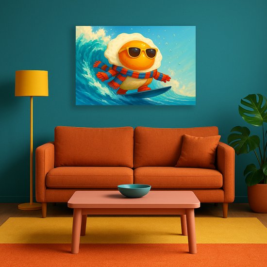 Ei muurdecoratie – wanddecoratie modern – design posters – 60x40 cm