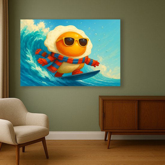 Ei muurdecoratie – wanddecoratie modern – design posters – 60x40 cm