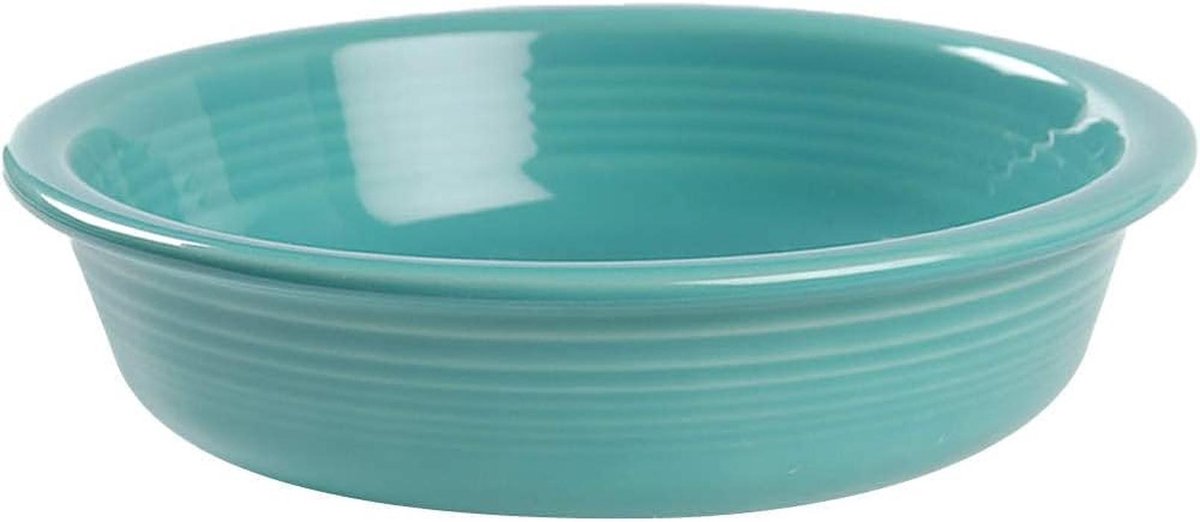 Turquoise 21 oz Medium Bowl - porseleinen kom geschikt voor magnetron en vaatwasser