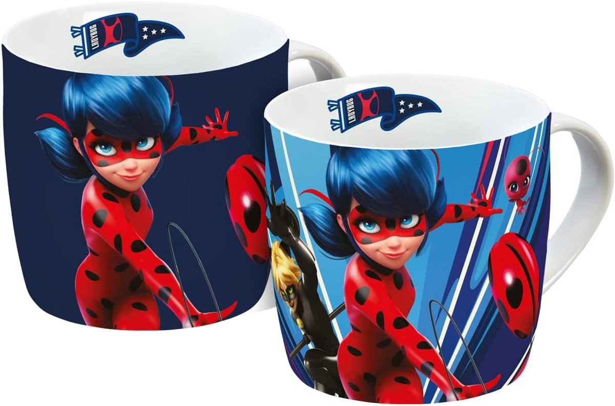 Thermische Miraculous Ladybug Mok - Kleurverandering Effect 250 ml Porselein
