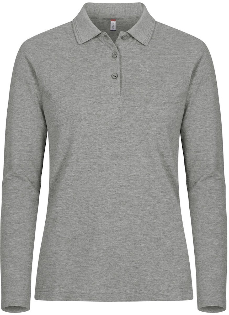Clique Manhattan L/S Women 028253 - Grijsmelange - 38/M