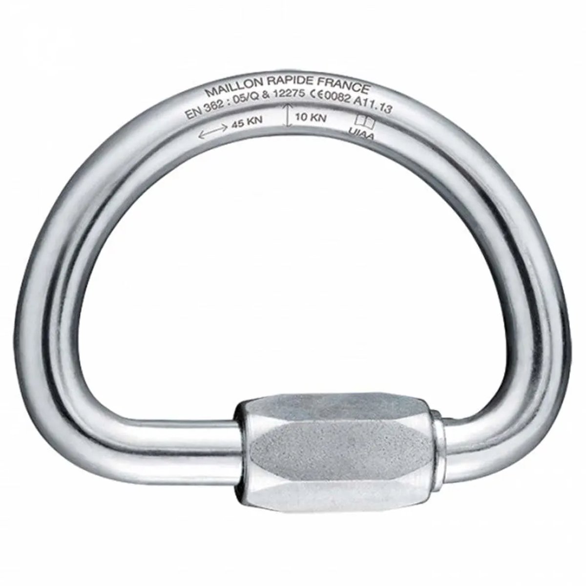 Beal Maillon Semi Circular Galva Karabijnhaak Zilver 10 mm