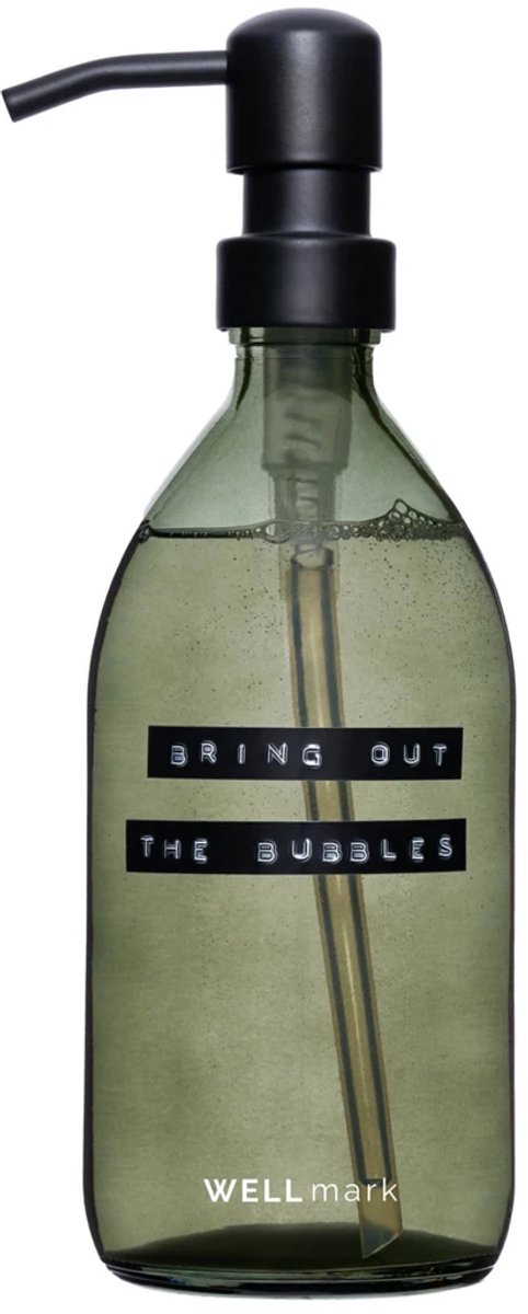 Wellmark handzeep 500ml 'bring out the bubbles' tender affection midnight green